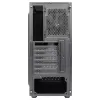Aerocool DELTABKV1 ATX PC-kotelo RGB-etu, täysi sivulasiseinä, 12 cm tuuletin, musta