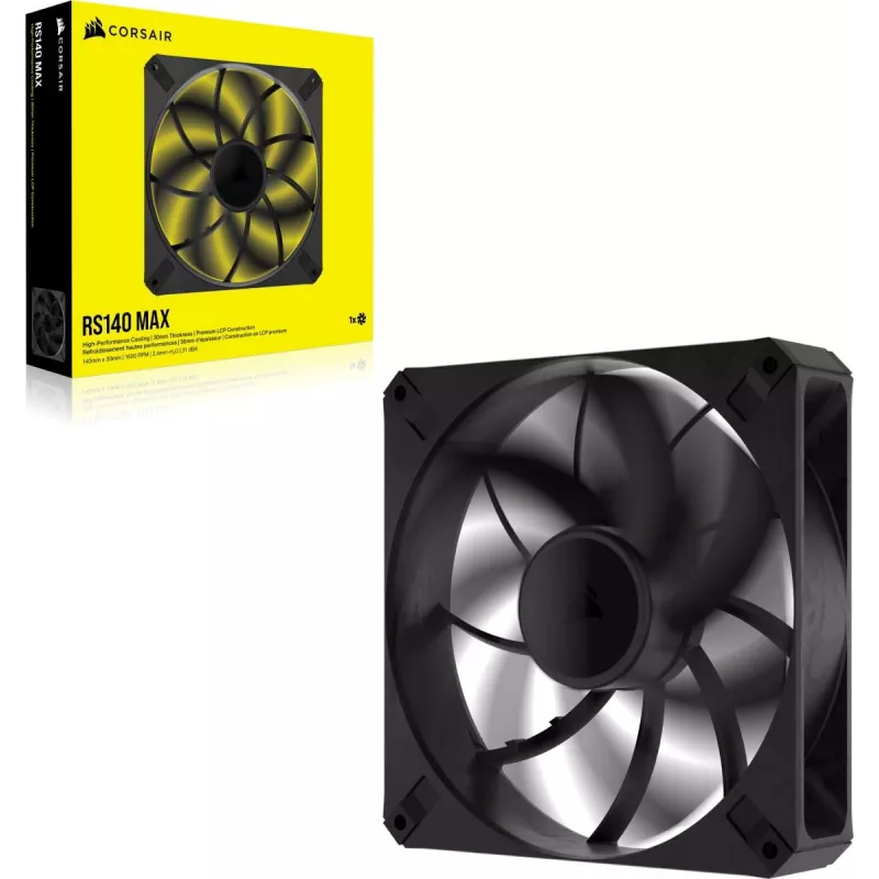 CORSAIR tuuletin - Rs-sarja Rs140 Max 140 mm yksittäispakkaus