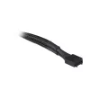 Akasa AK-CBFA04-15 PWM-tuulettimen jakokaapeli, 15 cm, suojapunos, musta