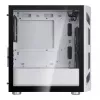 PC-kotelo Silverstone FARA H1M PRO Tower valkoinen