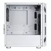 PC-kotelo Silverstone FARA H1M PRO Tower valkoinen