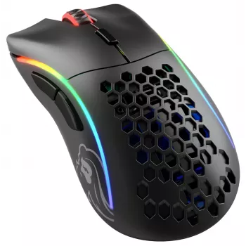Glorious Gaming Glorious Model D Wireless – mattamusta, oikeakätinen, RF Wireless, 19000 DPI, musta