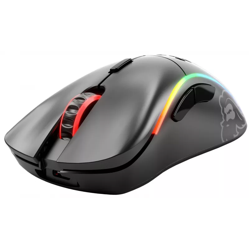 Glorious Gaming Glorious Model D Wireless – mattamusta, oikeakätinen, RF Wireless, 19000 DPI, musta