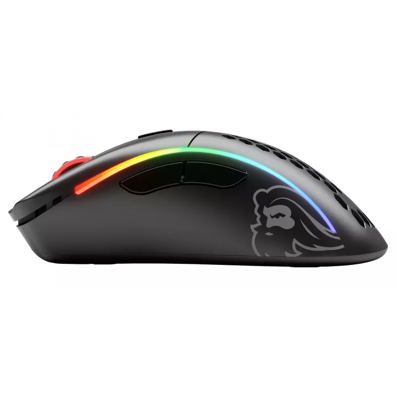 Glorious Gaming Glorious Model D Wireless – mattamusta, oikeakätinen, RF Wireless, 19000 DPI, musta