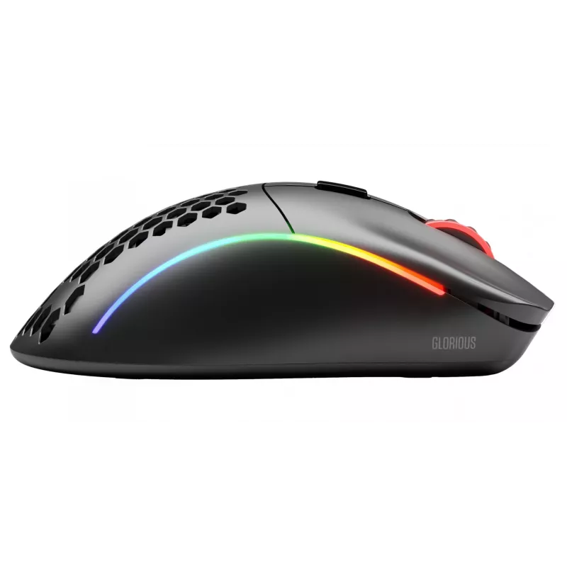 Glorious Gaming Glorious Model D Wireless – mattamusta, oikeakätinen, RF Wireless, 19000 DPI, musta