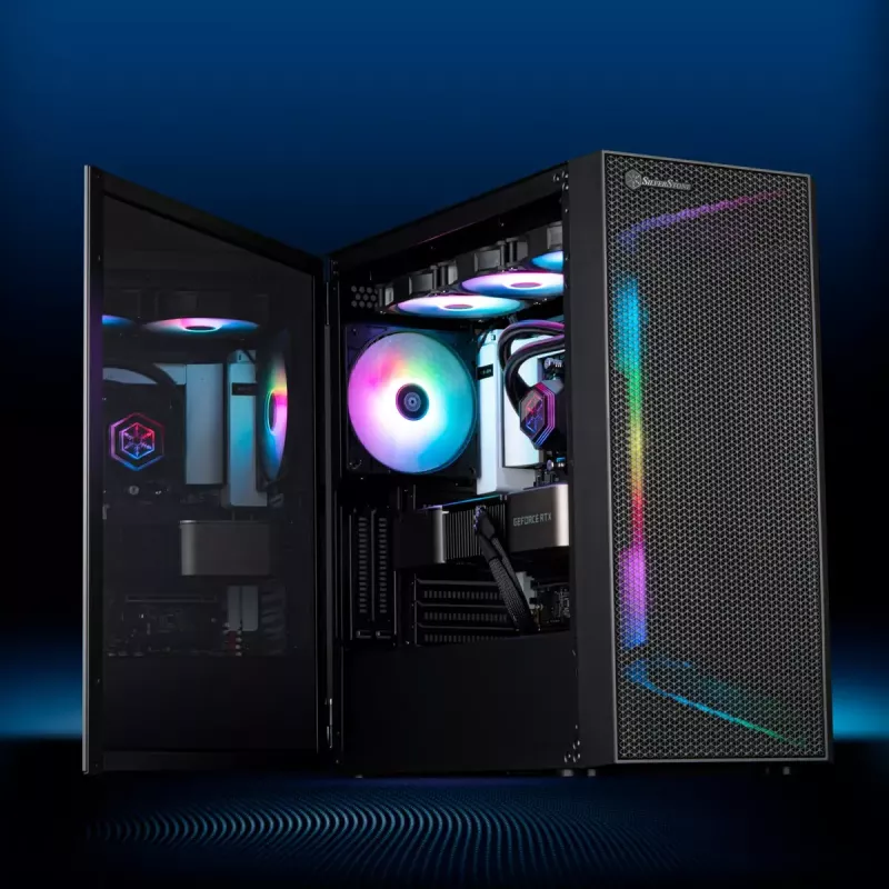 PC-kotelo Silverstone SETA H1 Midi Tower musta