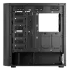 PC-kotelo Silverstone SETA H1 Midi Tower musta