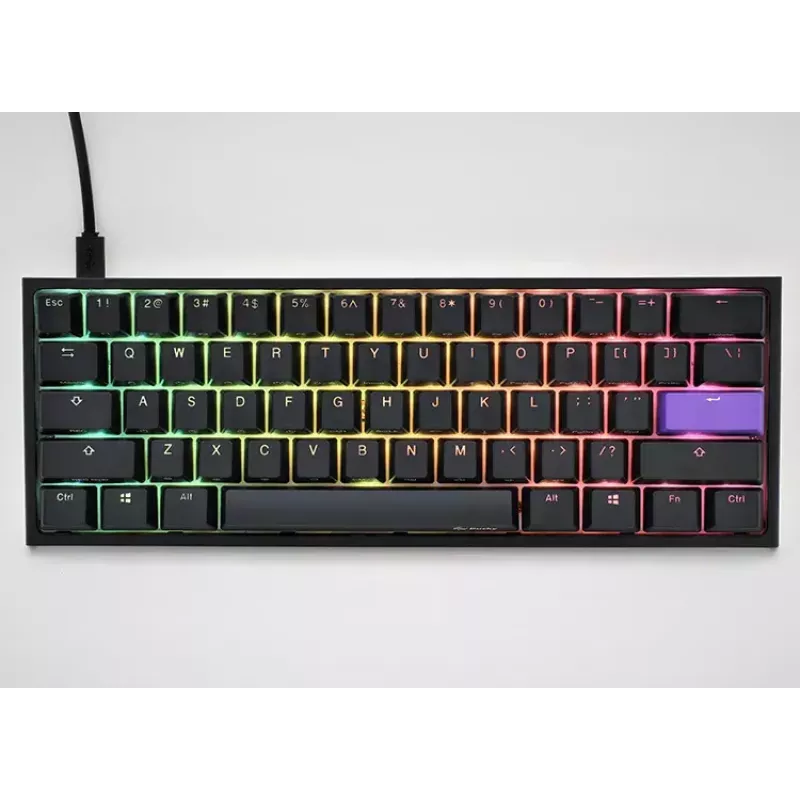 Ducky One 2 Pro Mini näppäimistö peli USB QWERTY US englanti musta
