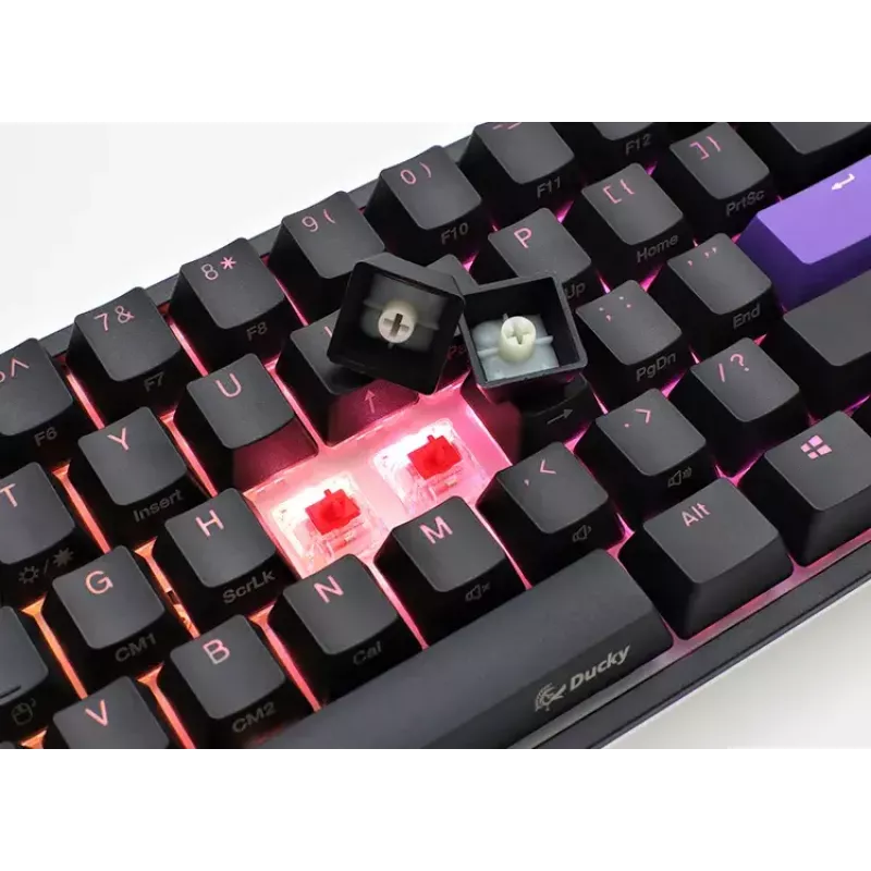 Ducky One 2 Pro Mini näppäimistö peli USB QWERTY US englanti musta
