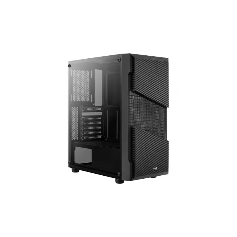 Aerocool Menace Saturn FRGB Midi Tower musta