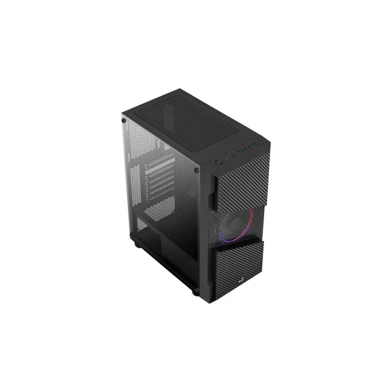 Aerocool Menace Saturn FRGB Midi Tower musta