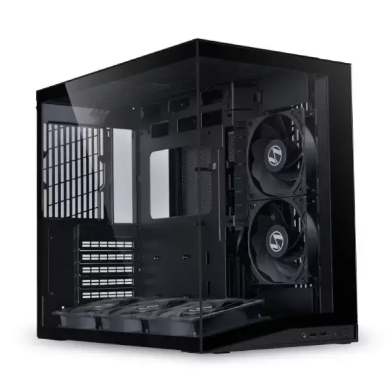 Tietokonekotelo Lian Li PC-kotelo O11 Dynamic Mini V2 Flow musta