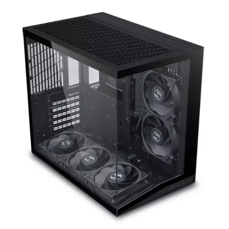 Tietokonekotelo Lian Li PC-kotelo O11 Dynamic Mini V2 Flow musta