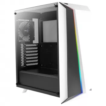 PC-kotelo Aerocool Cylon Pro Tempered Glass Midi Tower valkoinen