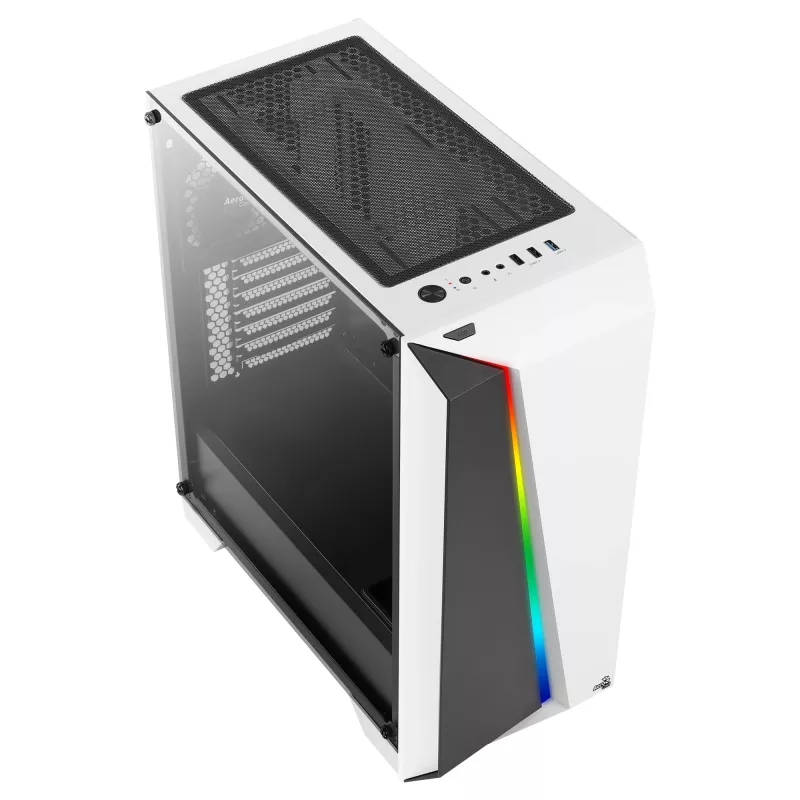 PC-kotelo Aerocool Cylon Pro Tempered Glass Midi Tower valkoinen