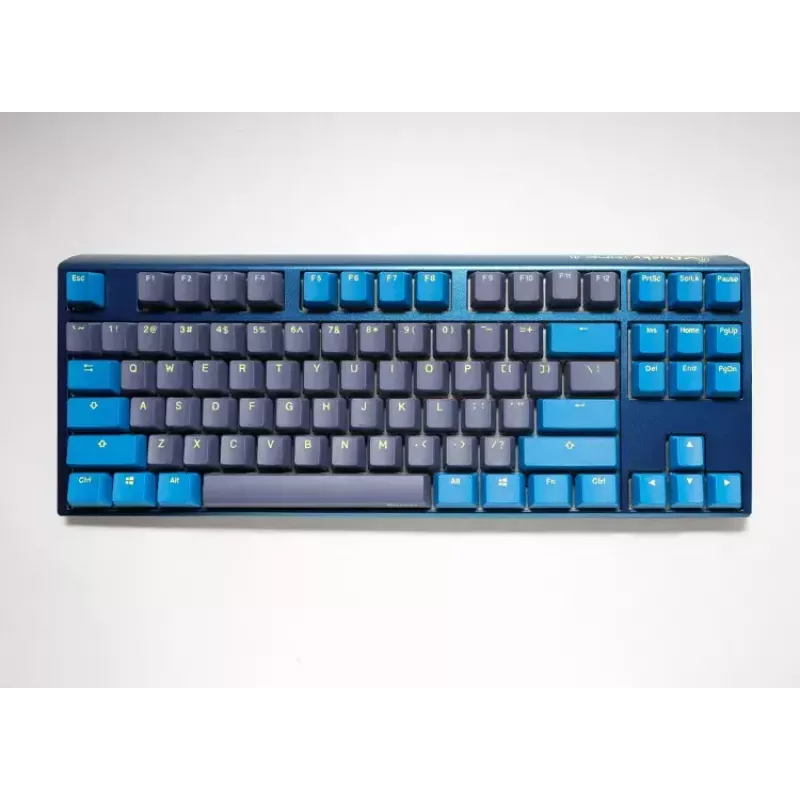 Ducky One 3 Daybreak TKL -näppäimistö pelikäyttöön USB saksa sininen