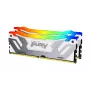 Kingston Technology FURY 48 GB 8400 MT/s DDR5 CL40 CUDIMM (2 kpl:n pakkaus) Renegade RGB White XMP