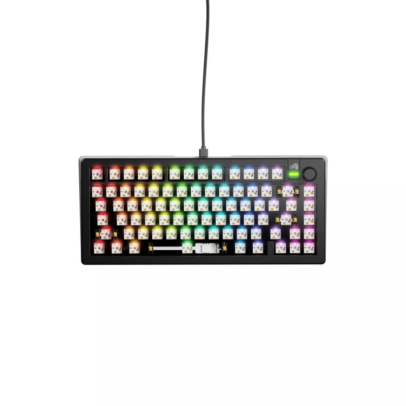 Mekaaninen näppäimistö GLORIOUS GMMK 3 75% Barebones johdollinen USB RGB musta