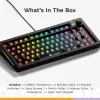 Mekaaninen näppäimistö GLORIOUS GMMK 3 75% Barebones johdollinen USB RGB musta