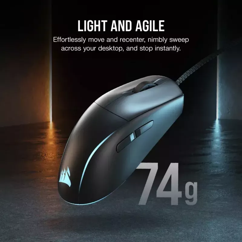 Corsair M75 kevyt RGB USB Type-A -hiiri