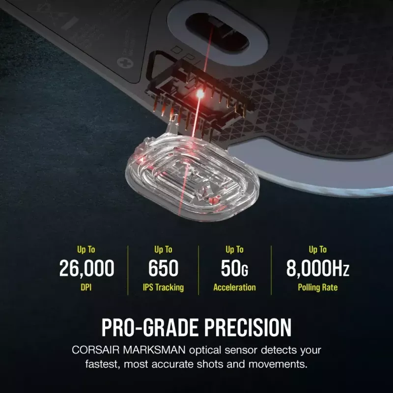 Corsair M75 kevyt RGB USB Type-A -hiiri