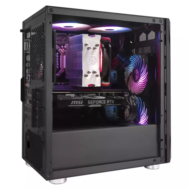 PC-kotelo Silverstone FARA H1M Micro Tower musta