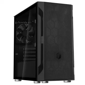 PC-kotelo Silverstone FARA H1M Micro Tower musta