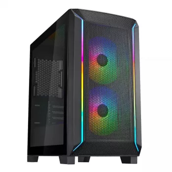 PC-kotelo Silverstone FARA 312Z Midi Tower musta