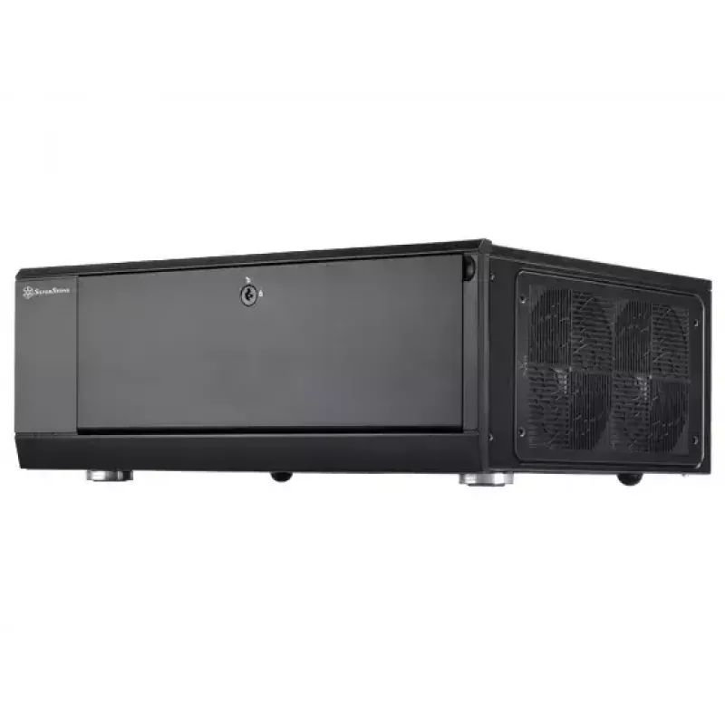 PC-kotelo Silverstone GD10 HTPC musta