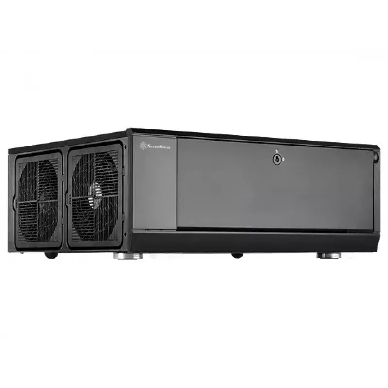 PC-kotelo Silverstone GD10 HTPC musta