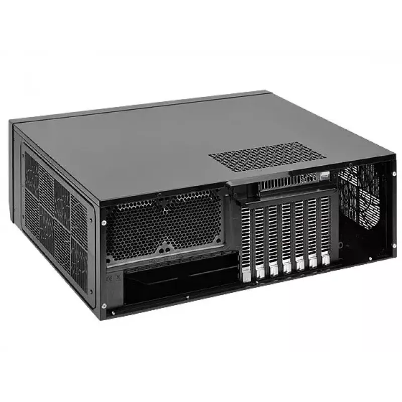 PC-kotelo Silverstone GD10 HTPC musta