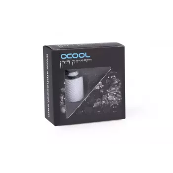 Letkuliitin Alphacool 17568 valkoinen 1/4 tuuman kierre 20 mm syvyys