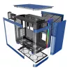 PC-kotelo Montech KING 95 Midi Tower sininen