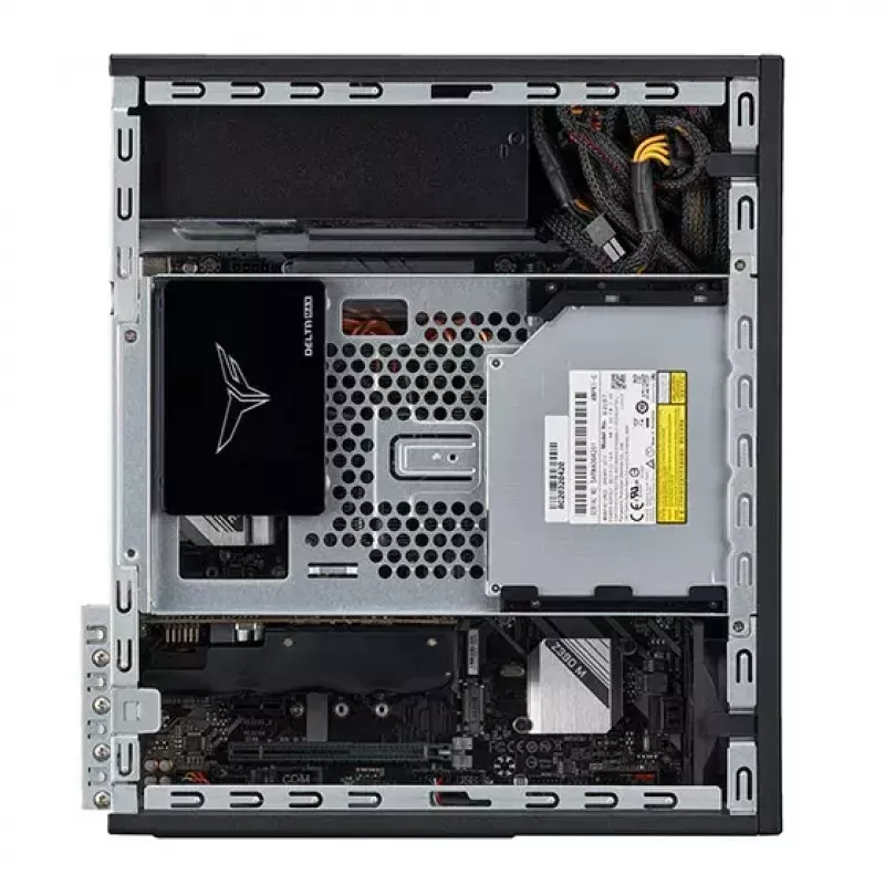 SilverStone MILO 11 SST-ML11B ohut Micro-ATX Desktop-PC-kotelo