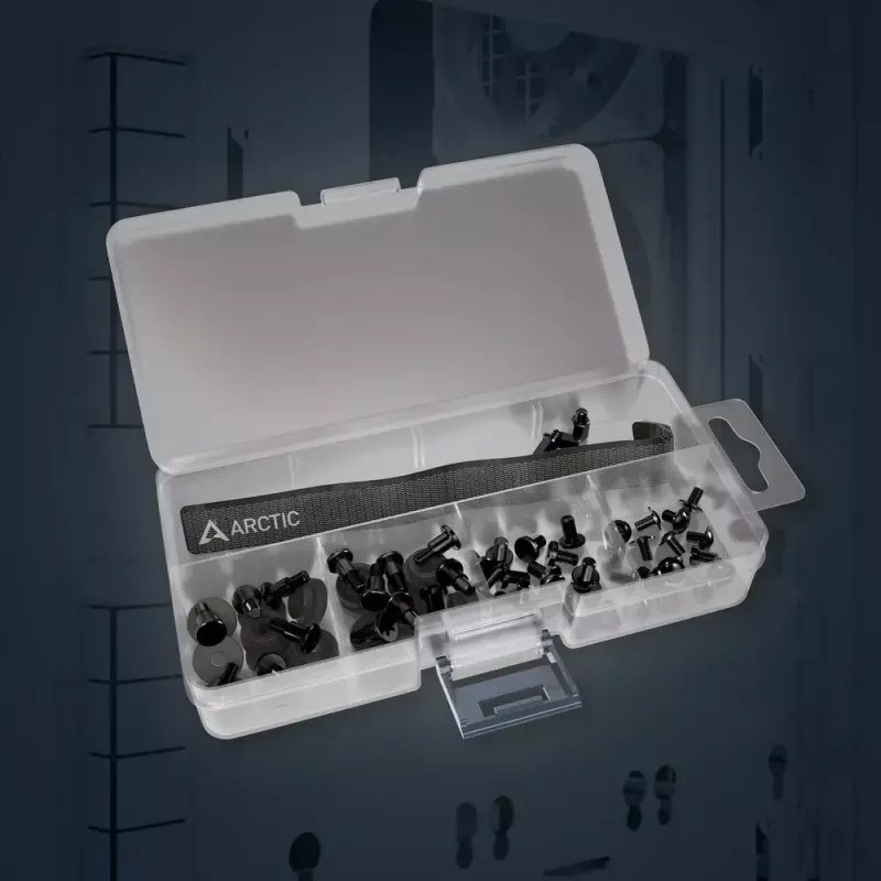 ARCTIC Xtender VG (musta) Premium E-ATX -tietokonekotelo pystysuuntaisella GPU-asennuksella