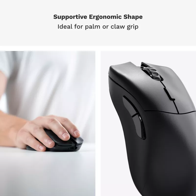 Glorious Gaming Glorious Model D 2 PRO Wireless - 1K Polling - musta