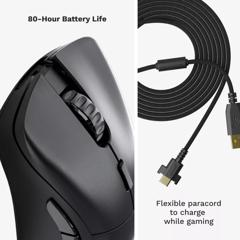 Glorious Gaming Glorious Model D 2 PRO Wireless - 1K Polling - musta