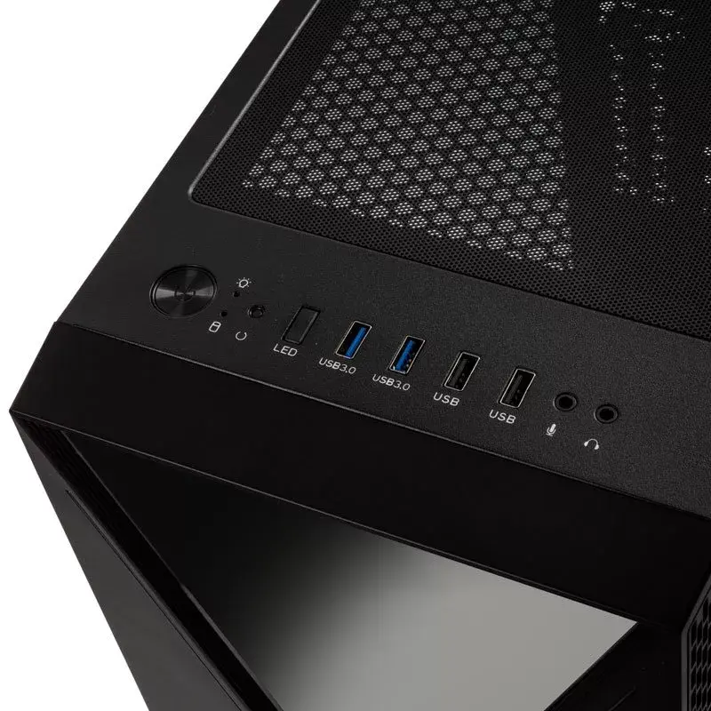 Tietokonekotelo Kolink VOID X Midi Tower musta