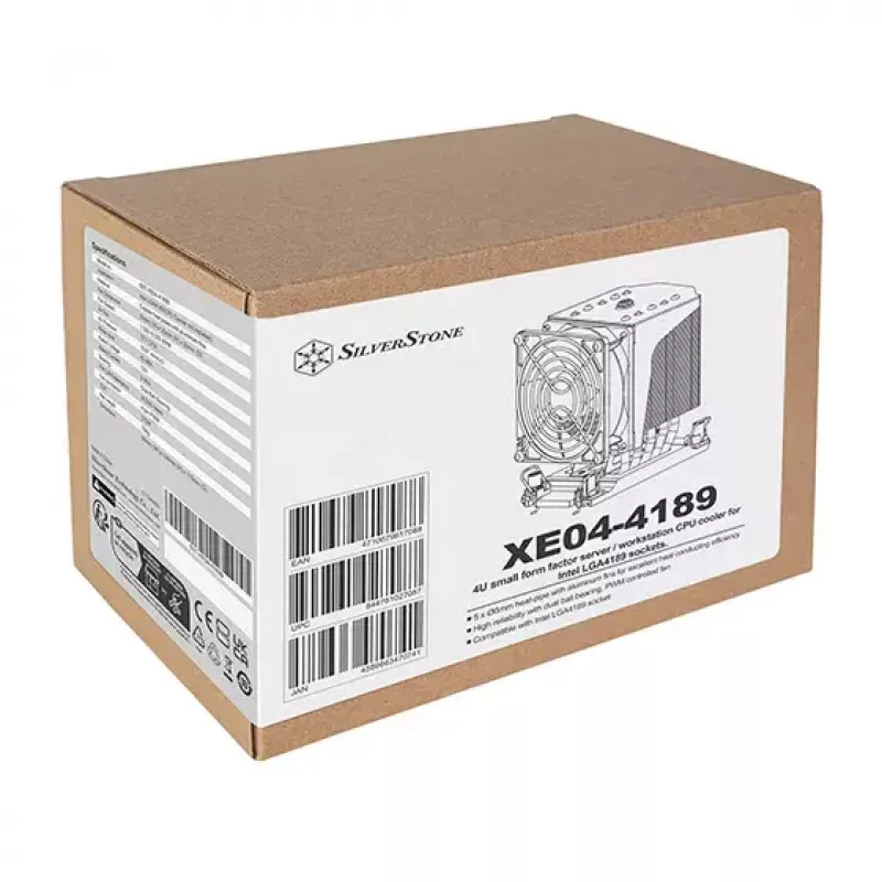 SilverStone SST-XE04-4189B suorittimen jäähdytin