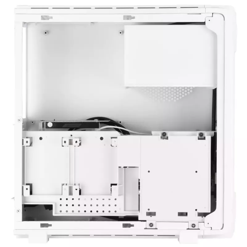 PC-kotelo Silverstone RVZ03-ARGB Desktop valkoinen