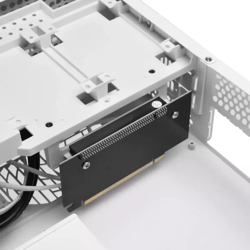 PC-kotelo Silverstone RVZ03-ARGB Desktop valkoinen