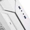 PC-kotelo Silverstone RVZ03-ARGB Desktop valkoinen