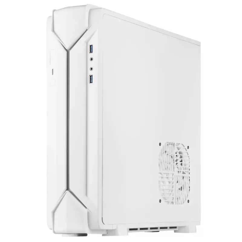PC-kotelo Silverstone RVZ03-ARGB Desktop valkoinen