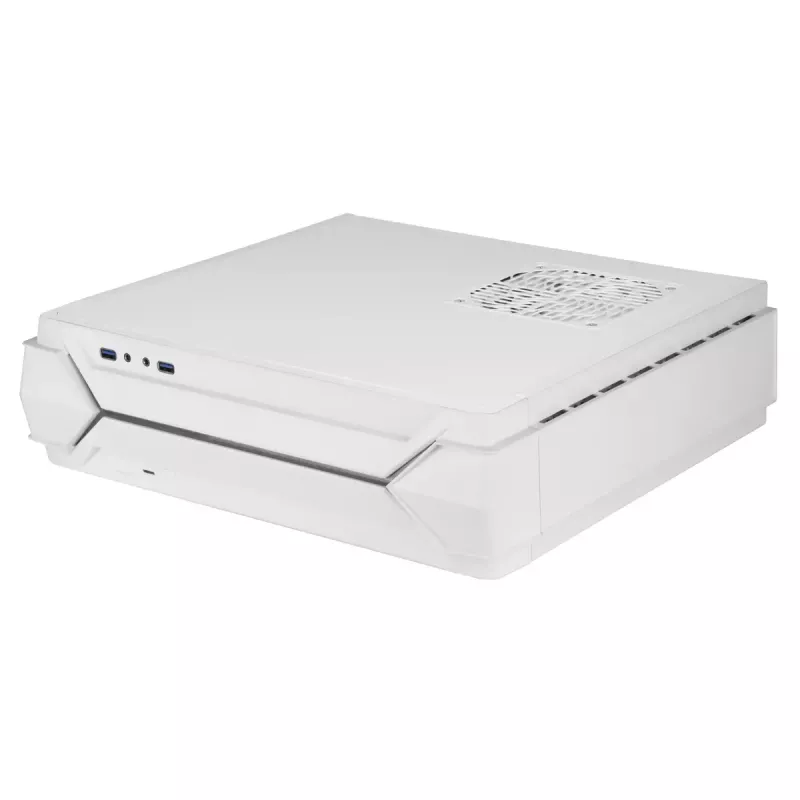 PC-kotelo Silverstone RVZ03-ARGB Desktop valkoinen