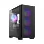 PC-kotelo Montech AIR 100 ARGB Mini Tower musta