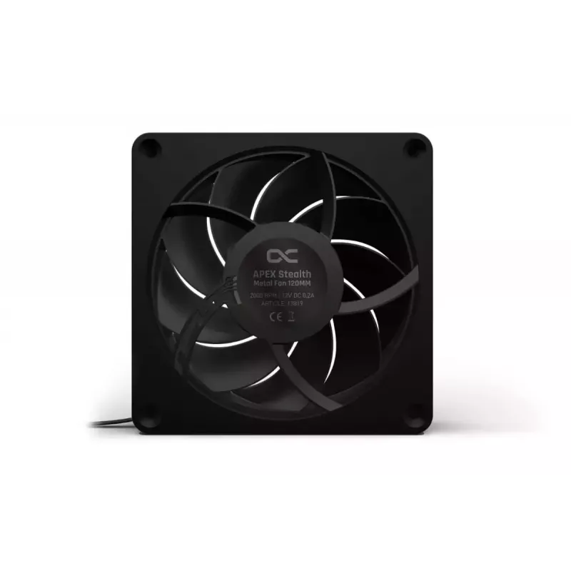 Tuuletin Alphacool Apex Stealth Metall 12 cm musta 400-2000 kierr./min 20-29.9 dB