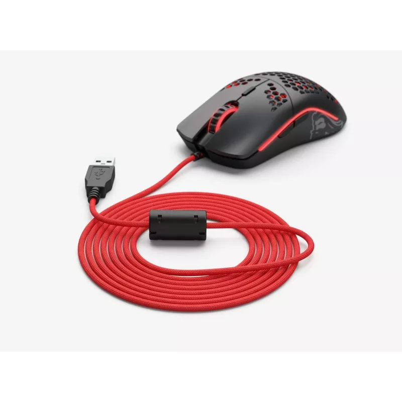 Hiirikaapeli GLORIOUS G-ASC-RED punainen 2 m punottu varaosa