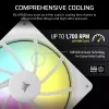 Corsair RS140 ARGB Dual Pack kotelotuulettimet, 140 mm, valkoiset, CO-9050187-WW