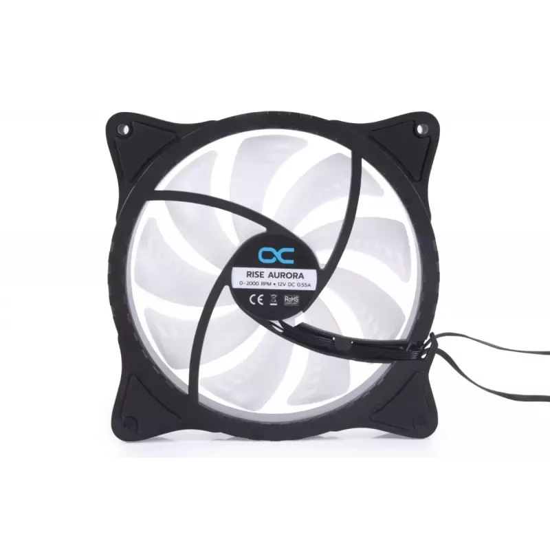 Alphacool Rise Aurora 24837 PWM-kotelotuuletin, 140 mm, musta