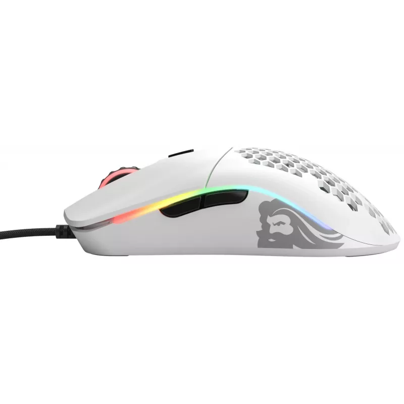 Glorious Gaming Glorious Model O- hiiri Regular (valkoinen), oikeakätinen, optinen, USB Type-A, 3200 DPI, valkoinen